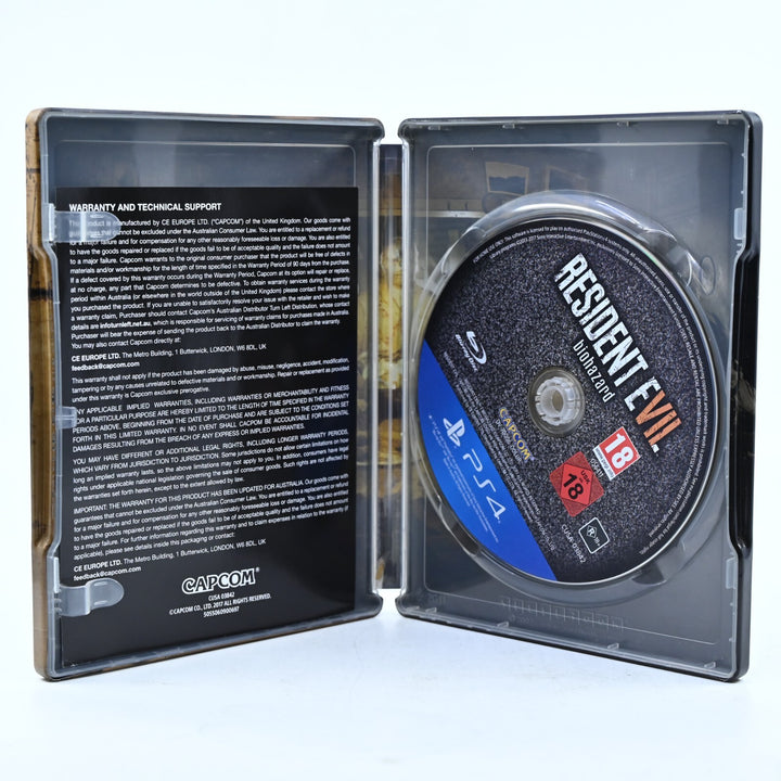 Resident Evil VII Biohazard Steelbook Edition - Sony Playstation 4 / PS4 Game