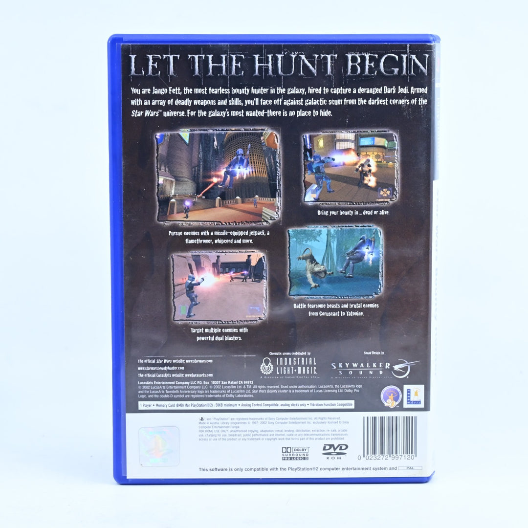 Star Wars Bounty Hunter - Sony Playstation 2 / PS2 Game + Manual - PAL