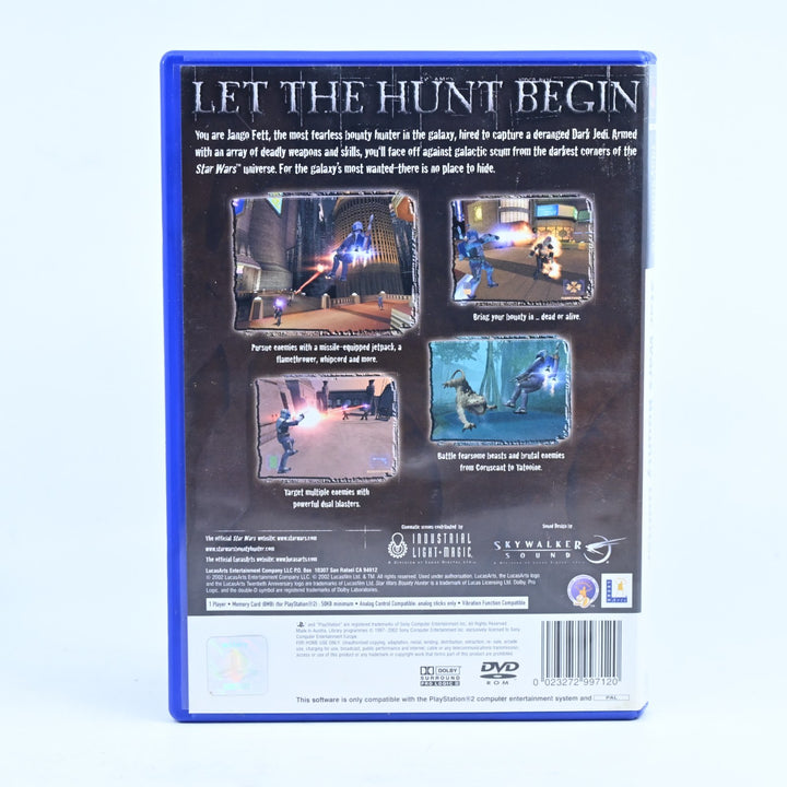 Star Wars Bounty Hunter - Sony Playstation 2 / PS2 Game + Manual - PAL