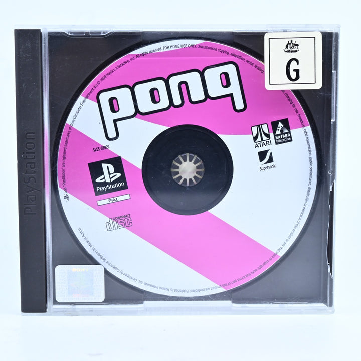Pong - Sony Playstation 1 Game / PS1 Game - Disc Only - PAL - MINT DISC!