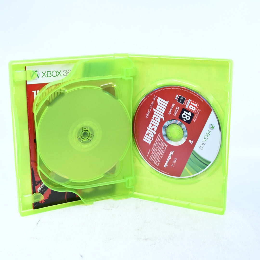 Wolfenstein The New Order - Big Case - Xbox 360 Game + Manual - PAL - MINT DISC!