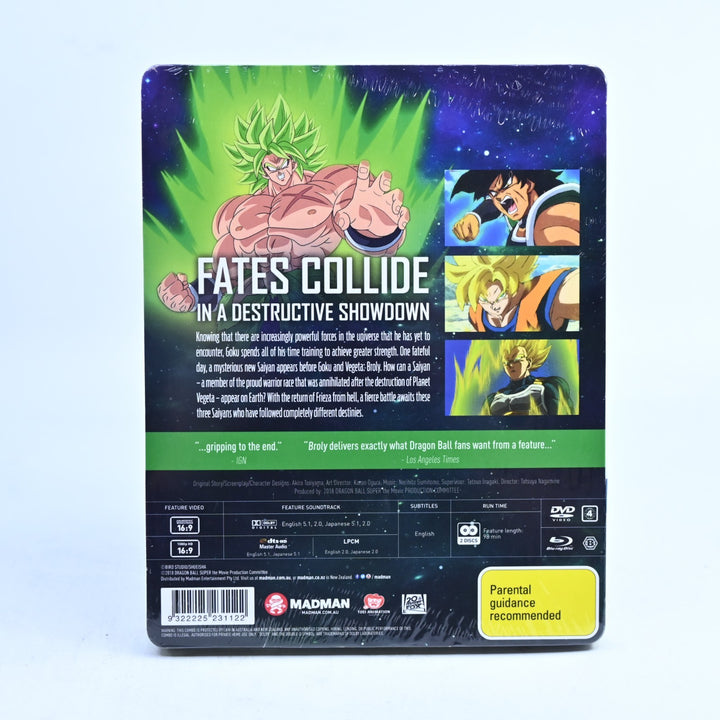 SEALED! Dragon Ball Super: The Broly Movie - Region B - Anime Blu-ray