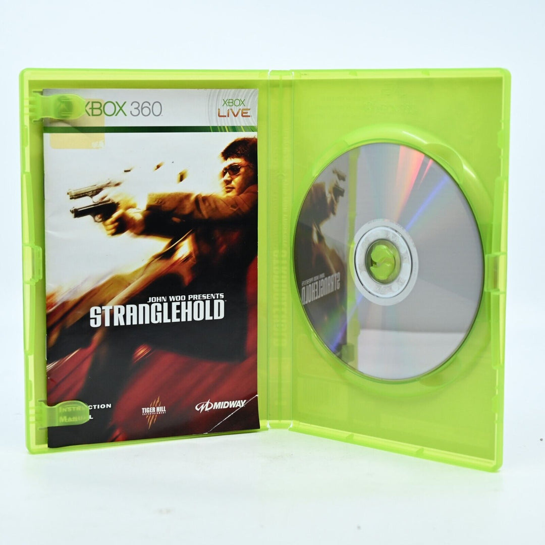 John Woo Presents Stranglehold - Xbox 360 Game + Manual - PAL - MINT DISC!