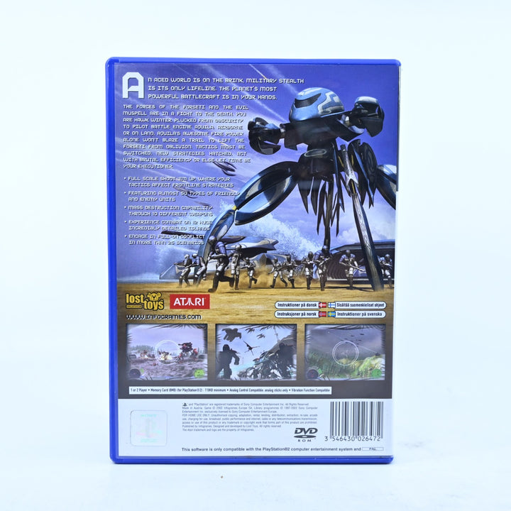 Battle Engine Aquila - Sony Playstation 2 / PS2 Game + Manual - PAL - MINT DISC!