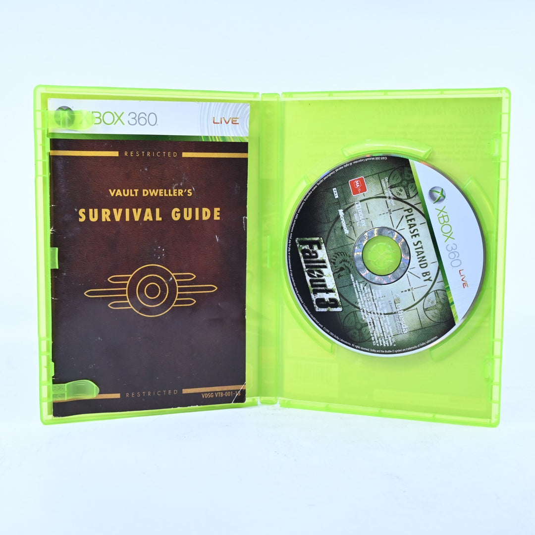 Fallout 3 - Xbox 360 Game + Manual - PAL - MINT DISC!
