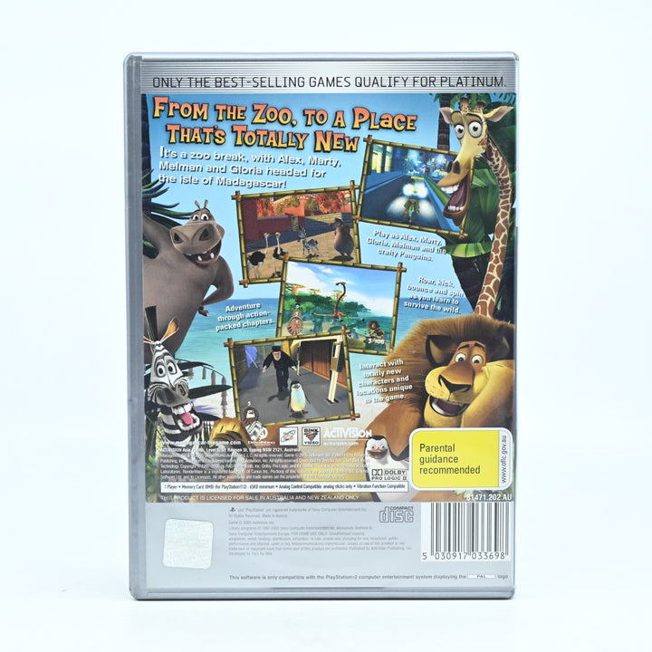 Madagascar - Sony Playstation 2 / PS2 Game + Manual - MINT DISC!