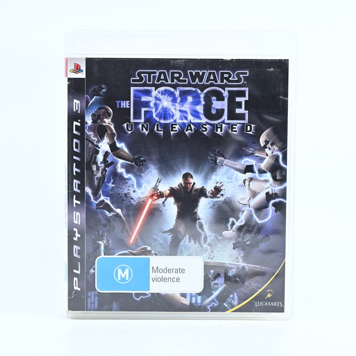 Star Wars: The Force Unleashed - Sony Playstation 3 / PS3 Game + Manual