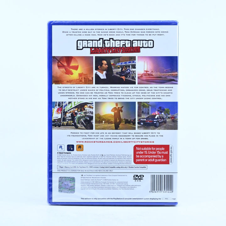 Grand Theft Auto: Liberty City Stories - Sony Playstation 2 / PS2 Game - SEALED!