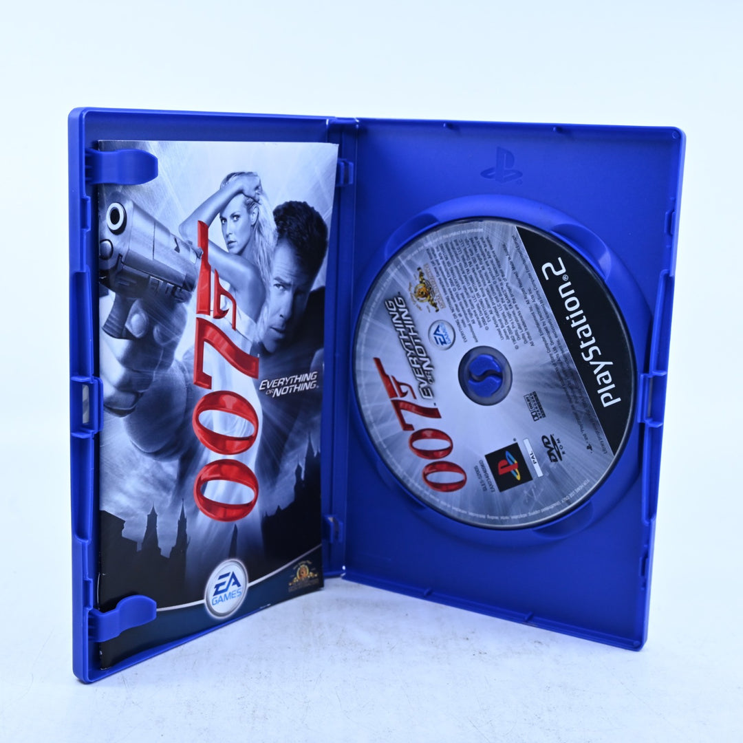 James Bond 007: Everything or Nothing - Sony Playstation 2 / PS2 Game + Manual