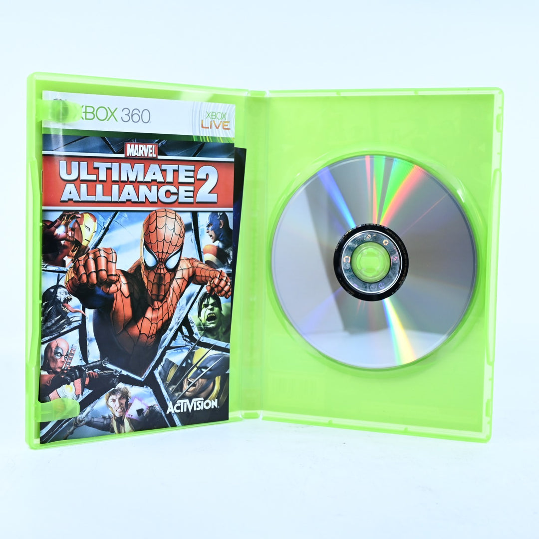 Marvel Ultimate Alliance 2 - Xbox 360 Game + Manual - PAL - MINT DISC!