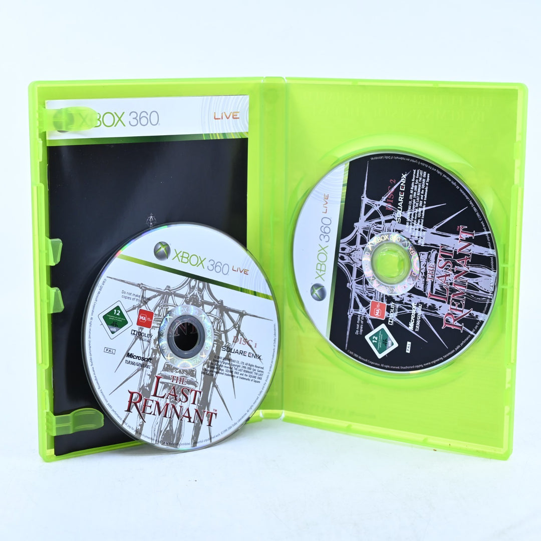 The Last Remnant - Xbox 360 Game + Manual - PAL - MINT DISCS!