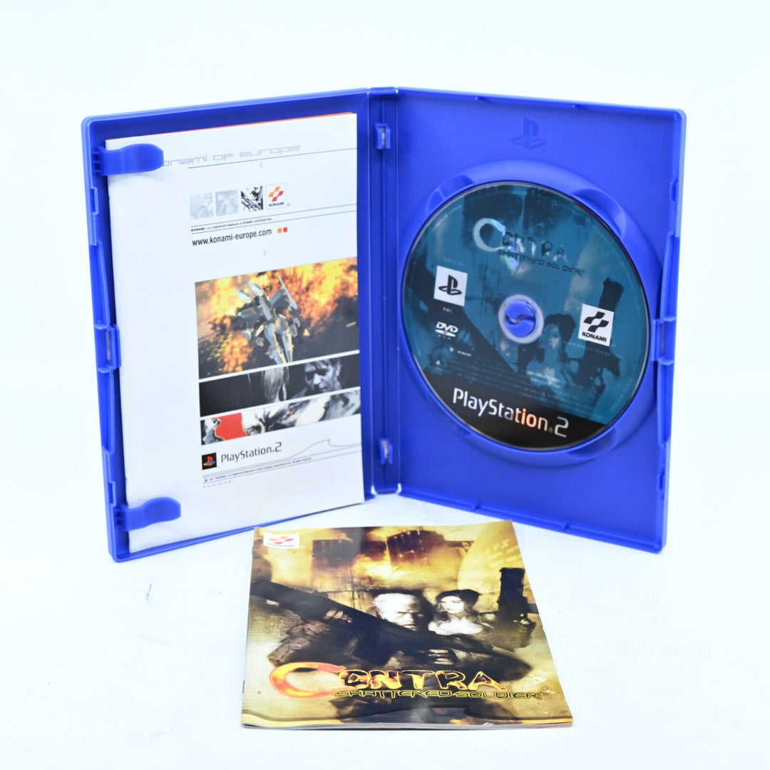 Contra Shattered Soldier - Sony Playstation 2 / PS2 Game + Manual - PAL