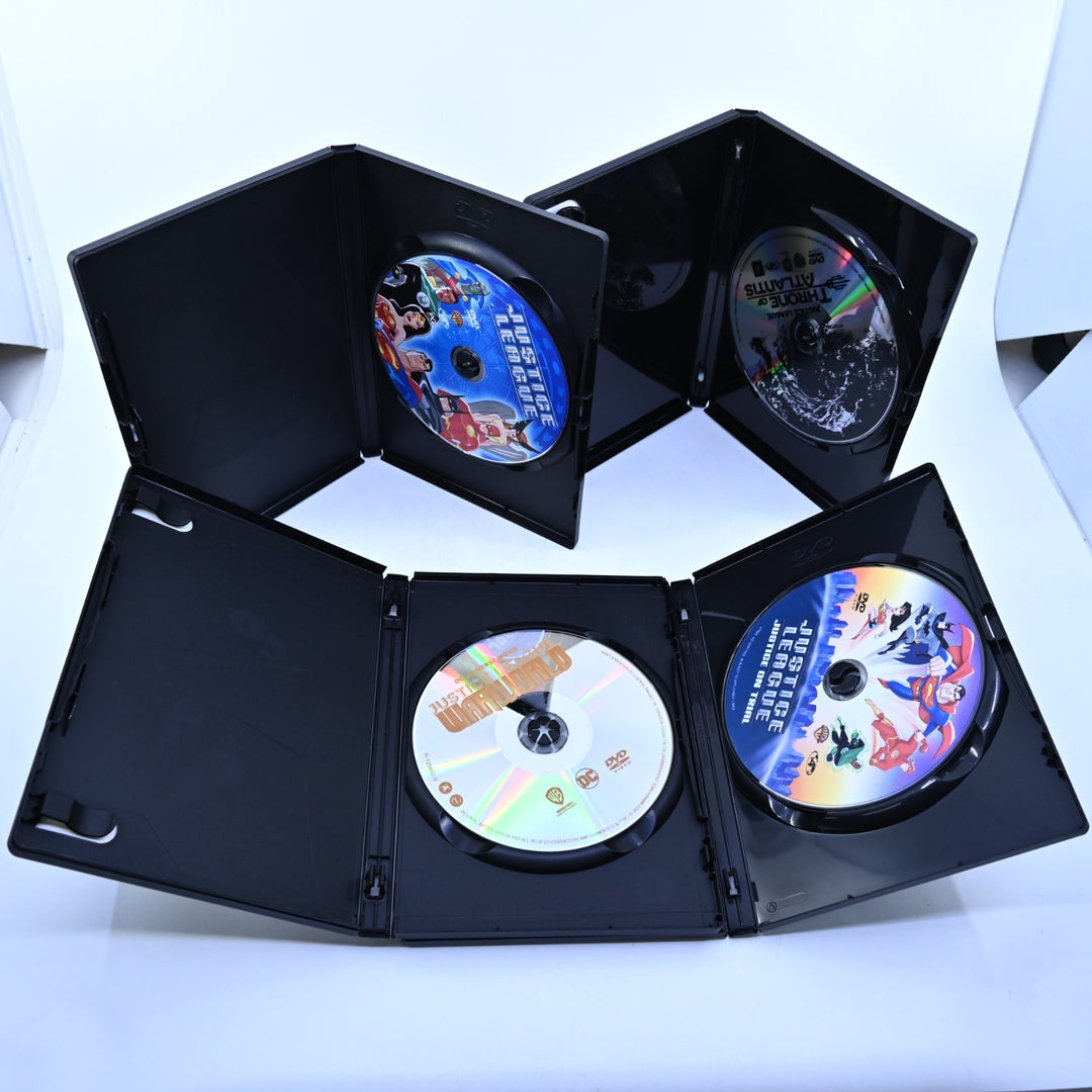 Justice League Movie Collection - DC Bulk Lot - Regions 1 & 4 - DVD