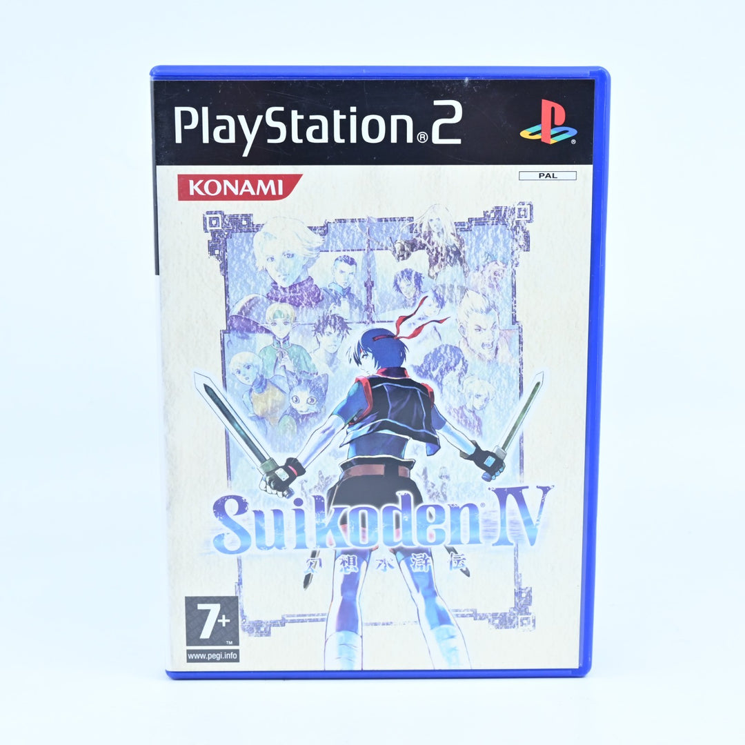 Suikoden IV - Sony Playstation 2 / PS2 Game + Manual - PAL - MINT DISC!