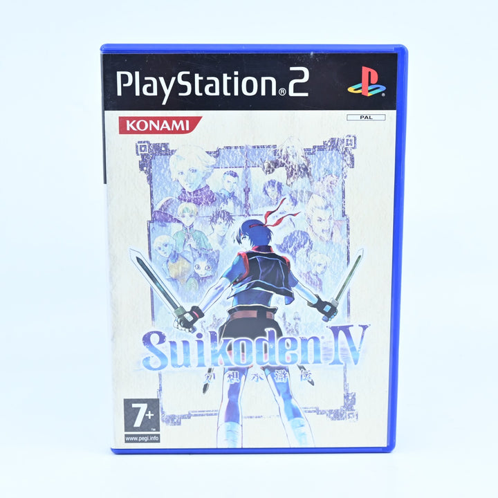 Suikoden IV - Sony Playstation 2 / PS2 Game + Manual - PAL - MINT DISC!