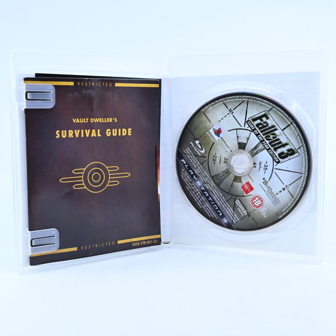 Fallout 3 - Game of the Year Edition - Sony Playstation 3 / PS3 Game - FREE POST