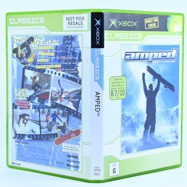 Amped - Original Xbox Game + Manual - PAL - MINT DISC!