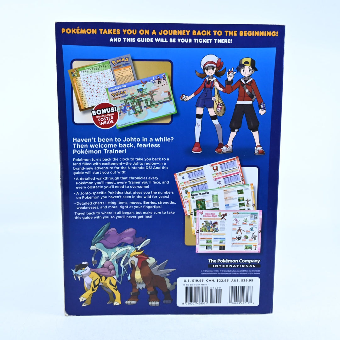 Pokemon HeartGold & SoulSilver Official Johto Guide & Dex - Game Guide + Map