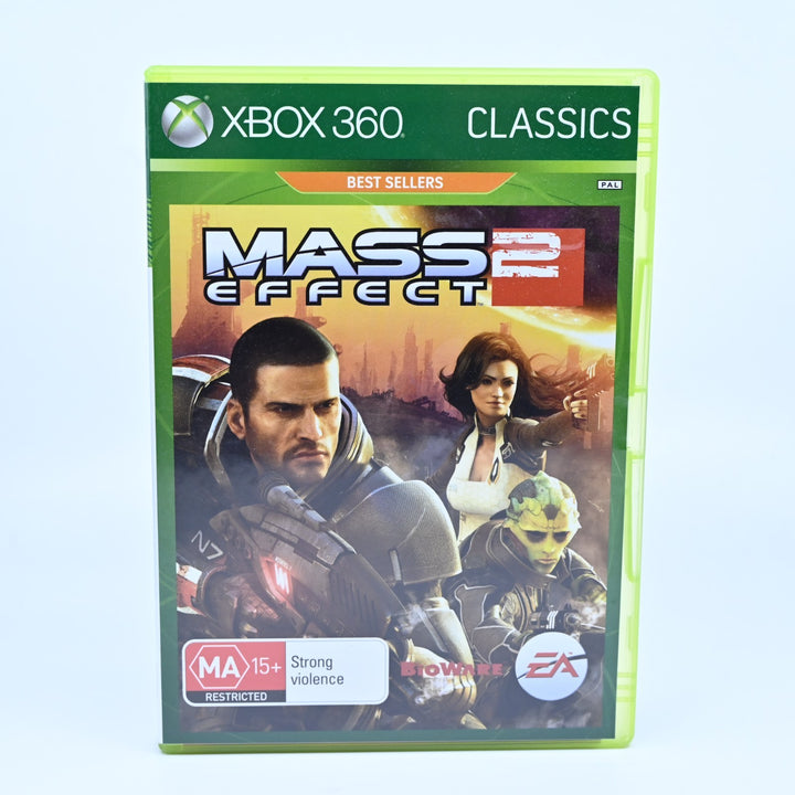 Mass Effect 2 - Xbox 360 Game + Manual - PAL - MINT DISC!