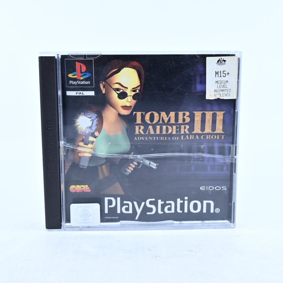 Tomb Raider III: Adventures of Lara Croft - Playstation 1 / PS1 Game - No Manual