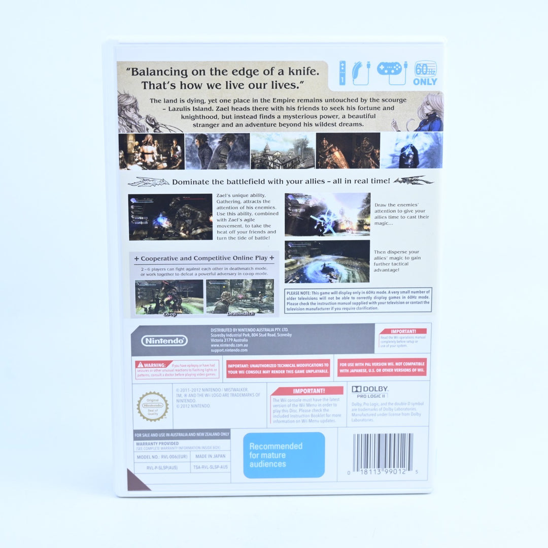 The Last Story - Nintendo Wii Game + Manual - PAL - MINT DISC!