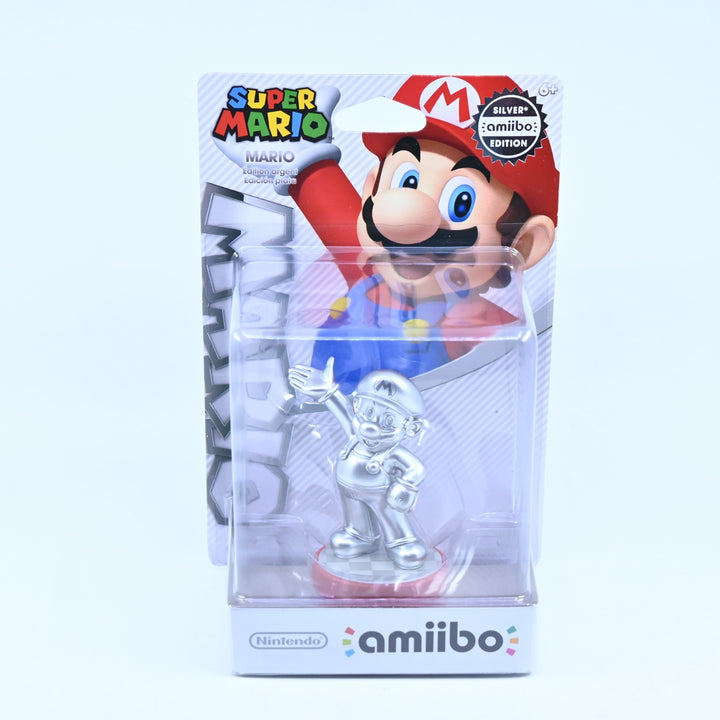SEALED! Mario Silver Edition Amiibo - Super Mario - Nintendo - Toy