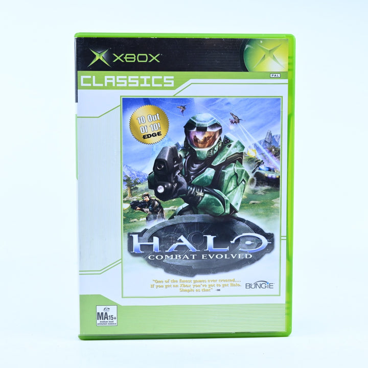 Halo: Combat Evolved - Original Xbox Game + Manual - PAL - MINT DISC!