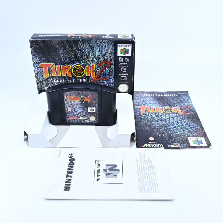 Turok 2: Seeds of Evil - N64 / Nintendo 64 Boxed Game - PAL - FREE POST!