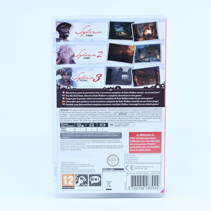 Syberia Trilogy - Nintendo Switch Game - FREE POST!