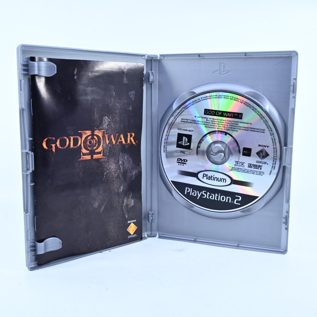 God of War II - Sony Playstation 2 / PS2 Game + Manual - PAL - MINT DISC!