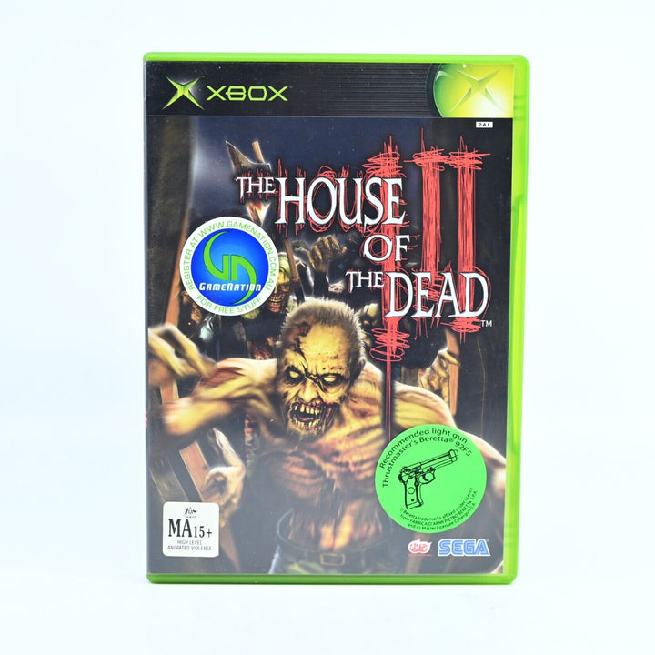 The House of the Dead III 3 - Original Xbox Game + Manual - FREE POST!