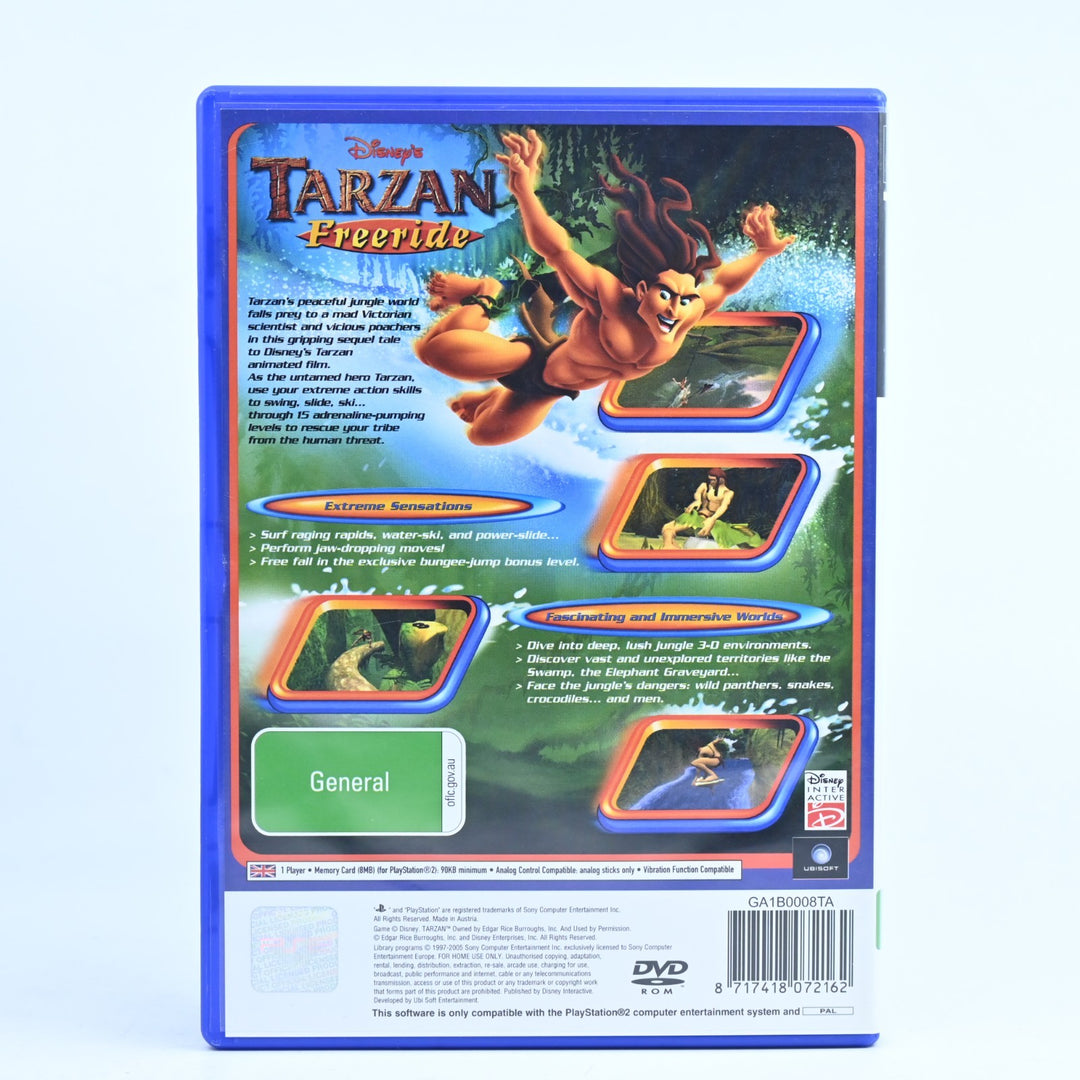 Disney’s Tarzan Freeride - Sony Playstation 2 / PS2 Game + Manual - PAL