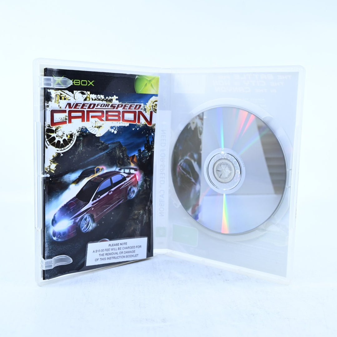 Need for Speed Carbon - Original Xbox Game + Manual - PAL - Ex-Rental