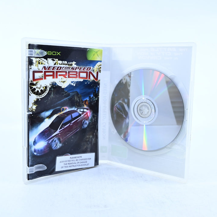 Need for Speed Carbon - Original Xbox Game + Manual - PAL - Ex-Rental