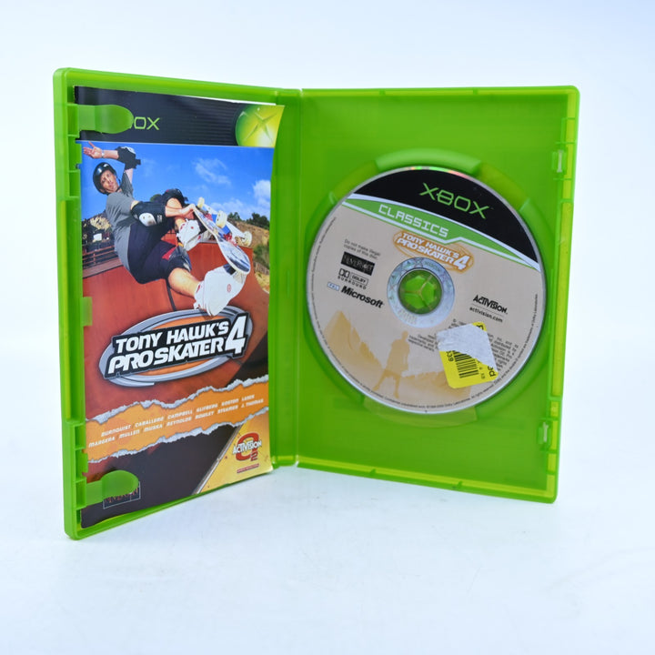 Tony Hawk's Pro Skater 4 - Original Xbox Game + Manual - PAL - MINT DISC!