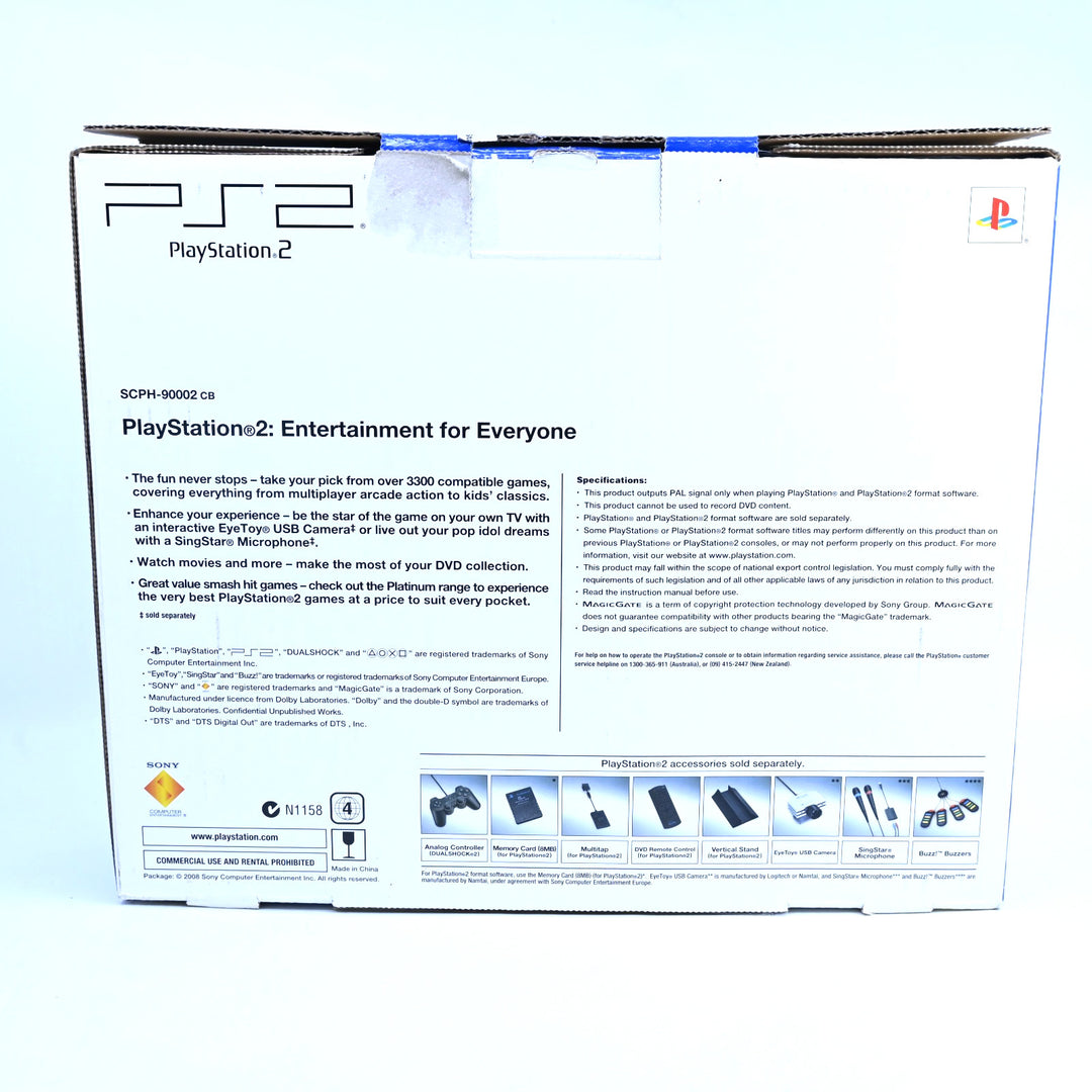 Charcoal Black - PS2 Slim Boxed Console - SCPH-90002 - AUS PAL - FREE POST