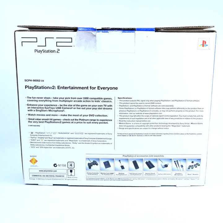 Charcoal Black - PS2 Slim Boxed Console - SCPH-90002 - AUS PAL - FREE POST