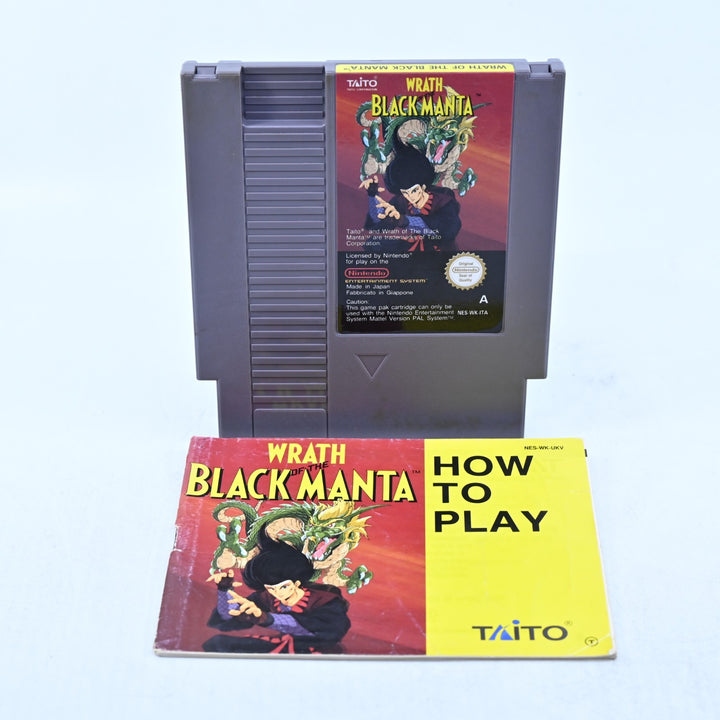 Wrath of the Black Manta - Nintendo Entertainment System / NES Game - PAL