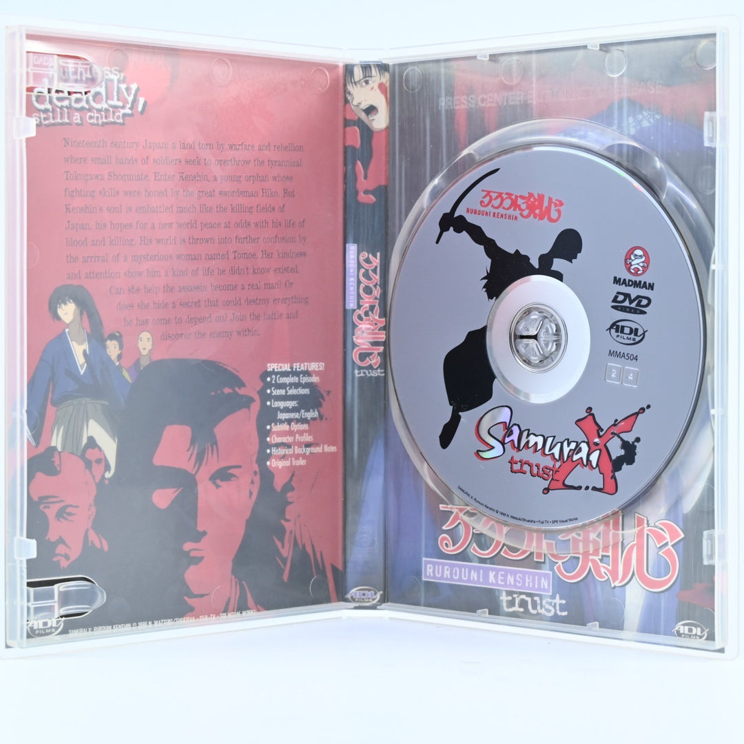 Samurai X - Trust, Betrayal, Reflection, Motion Picture - Region  4 - Anime DVDs