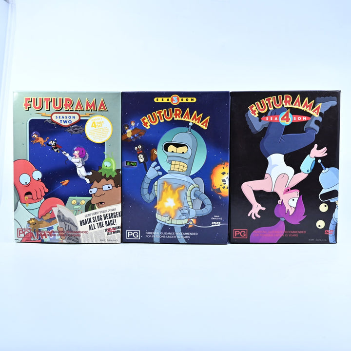 Futurama - Complete Series Seasons 1-8 + 4 Movies - Regions 1&4 - DVD