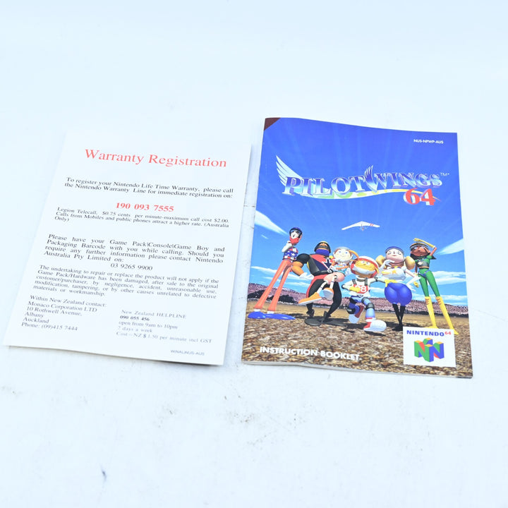 Pilotwings 64 / Pilot Wings 64 - N64 / Nintendo 64 Boxed Game - PAL - FREE POST!
