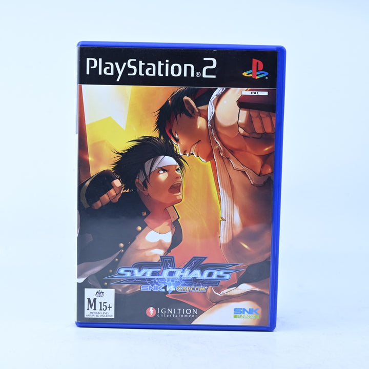 SNK Vs Capcom: SVC Chaos - Sony Playstation 2 / PS2 Game + Manual - PAL