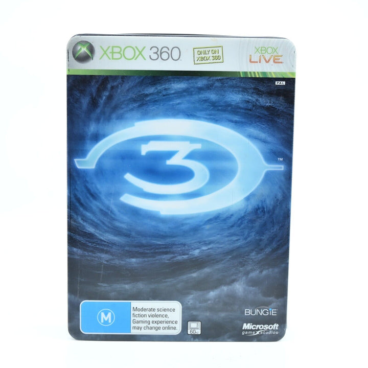 Halo 3 Limited Edition Steelbook - Xbox 360 Game + Manual - PAL - MINT DISC!