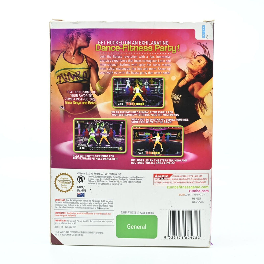 Zumba Fitness Complete - Nintendo Wii Game - PAL - FREE POST!