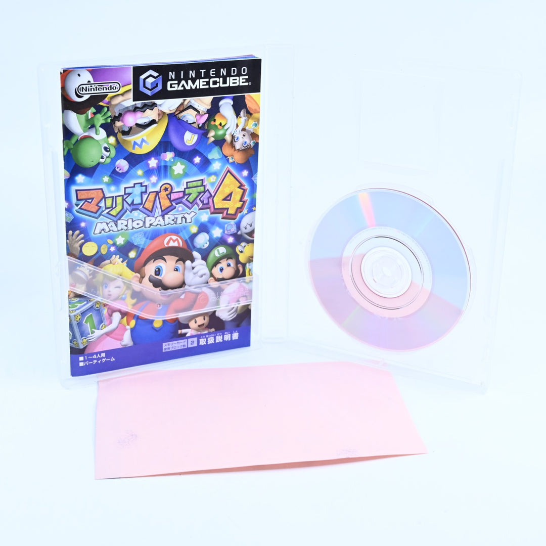 Mario Party 4 - Nintendo Gamecube Game + Manual - NTSC-J - FREE POST!