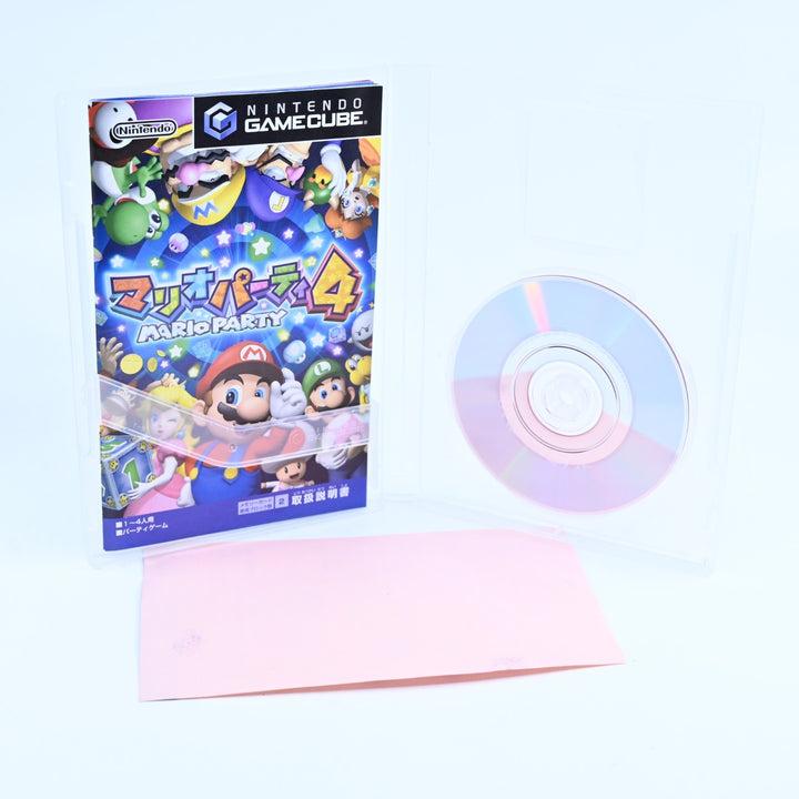Mario Party 4 - Nintendo Gamecube Game + Manual - NTSC-J - FREE POST!