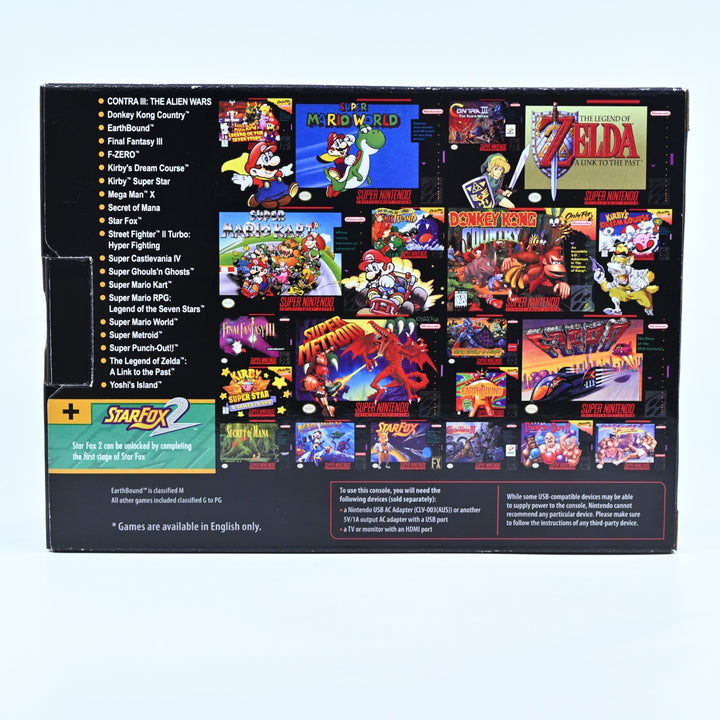 AS NEW! SNES Classic Mini - Super Nintendo / SNES Boxed Console - FREE POST!