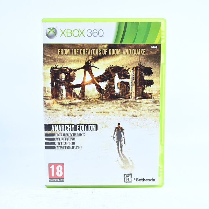 Rage: Anarchy Edition - Xbox 360 Game + Manual - PAL - MINT DISCS!