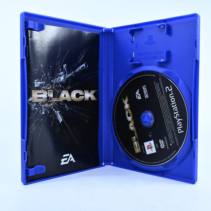 Black - Sony Playstation 2 / PS2 Game + Manual - PAL - MINT DISC!