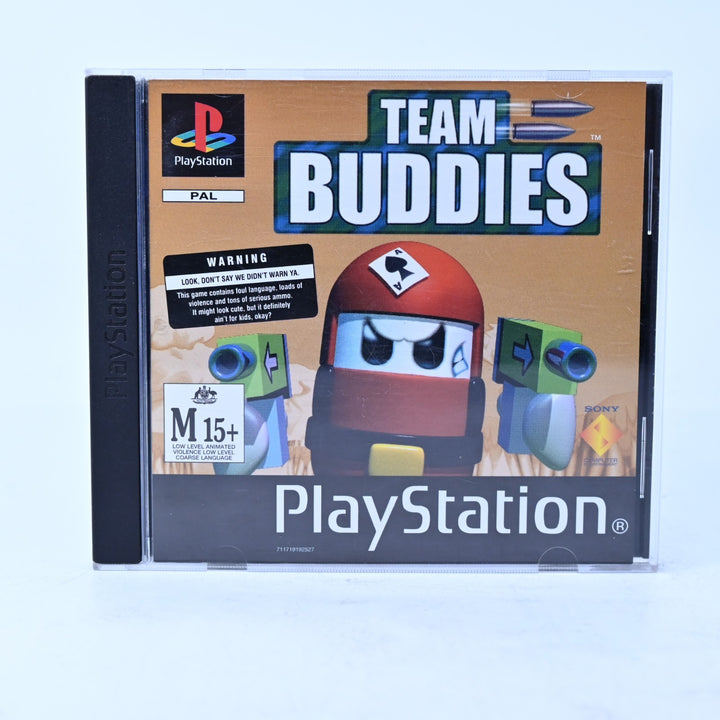 Team Buddies - Sony Playstation 1 / PS1 Game + Manual - PAL - MINT DISC!